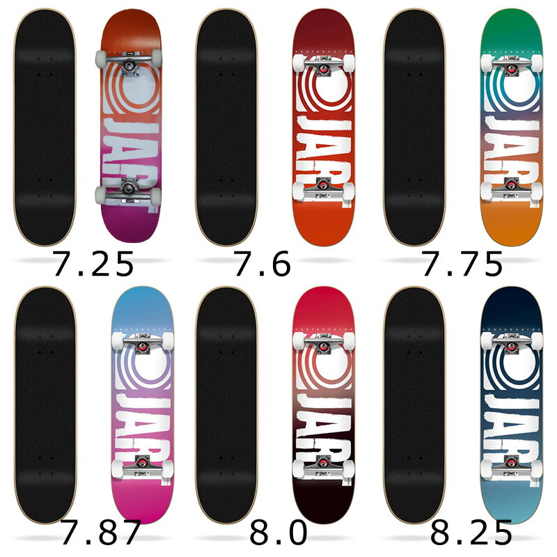 楽天市場】JART CLASSIC コンプリートデッキ ジャート スケボー スケー