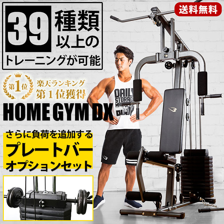 楽天市場】【期間限定ポイント10倍】ホームジムDX プレートバー