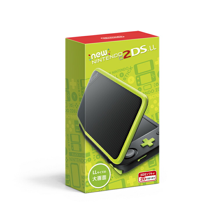 楽天ブックス: Newニンテンドー2DS LL ブラック×ライム - Nintendo 3DS