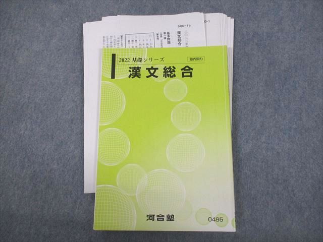 楽天市場】河合塾 漢文総合 テキスト 2022 基礎シリーズ 014m0C : 参考