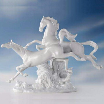 楽天市場】リヤドロ（Lladro リアドロ 陶器人形 置物） 動物 駆ける馬