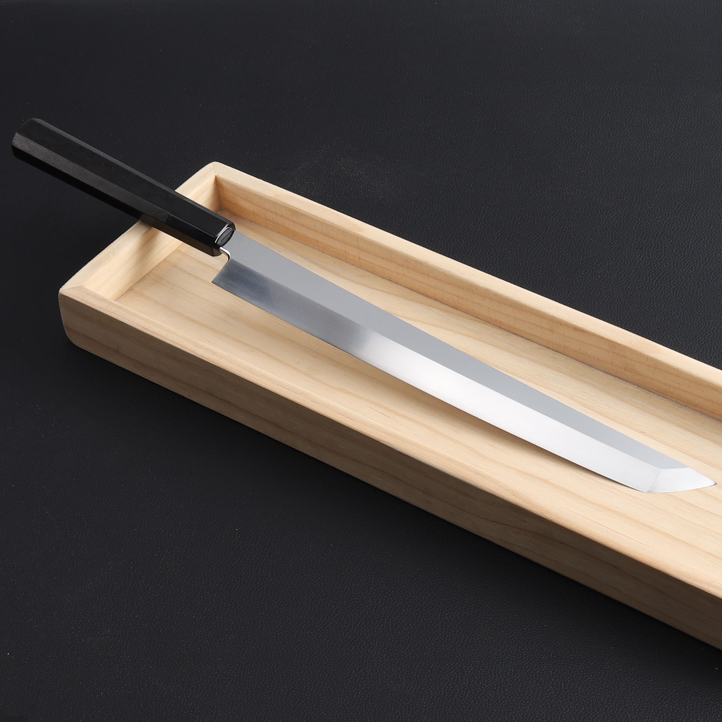 楽天市場】先丸柳刃包丁 9寸（刃渡り270mm）通常鏡面仕上げ 本刃付け