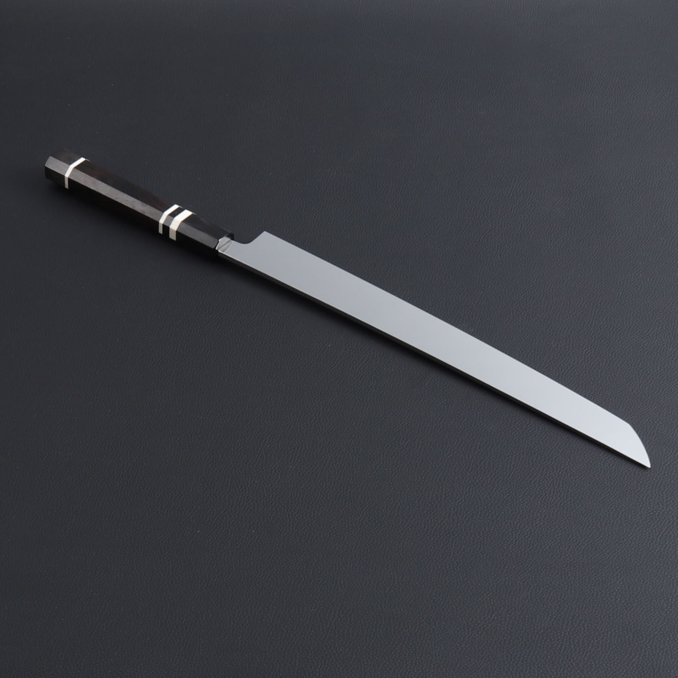 楽天市場】先丸柳刃包丁 尺一（刃渡り330mm）通常鏡面仕上げ 本刃付け