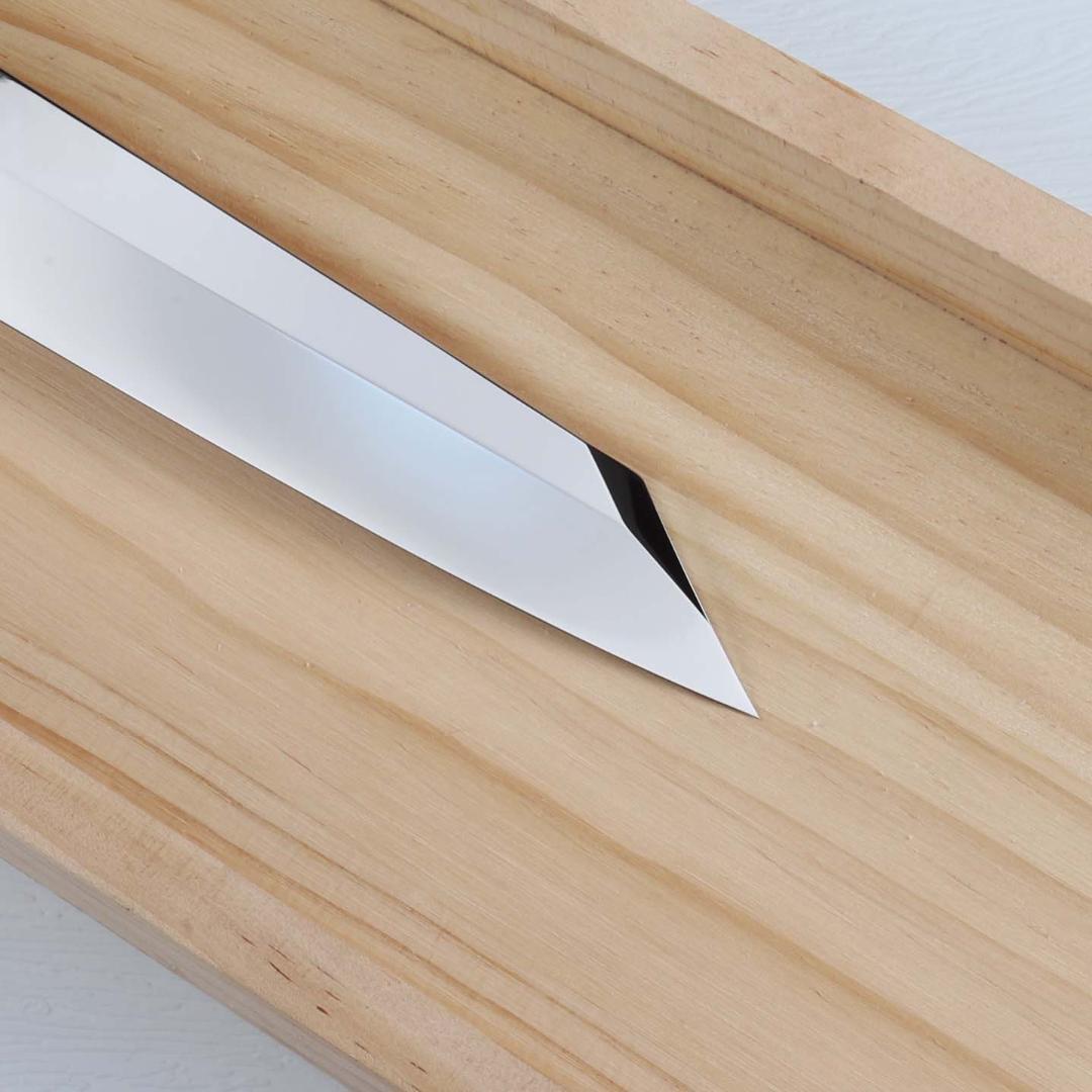 楽天市場】切付柳刃包丁 尺（刃渡り300mm）ウルトラ鏡面仕上げ 刺身