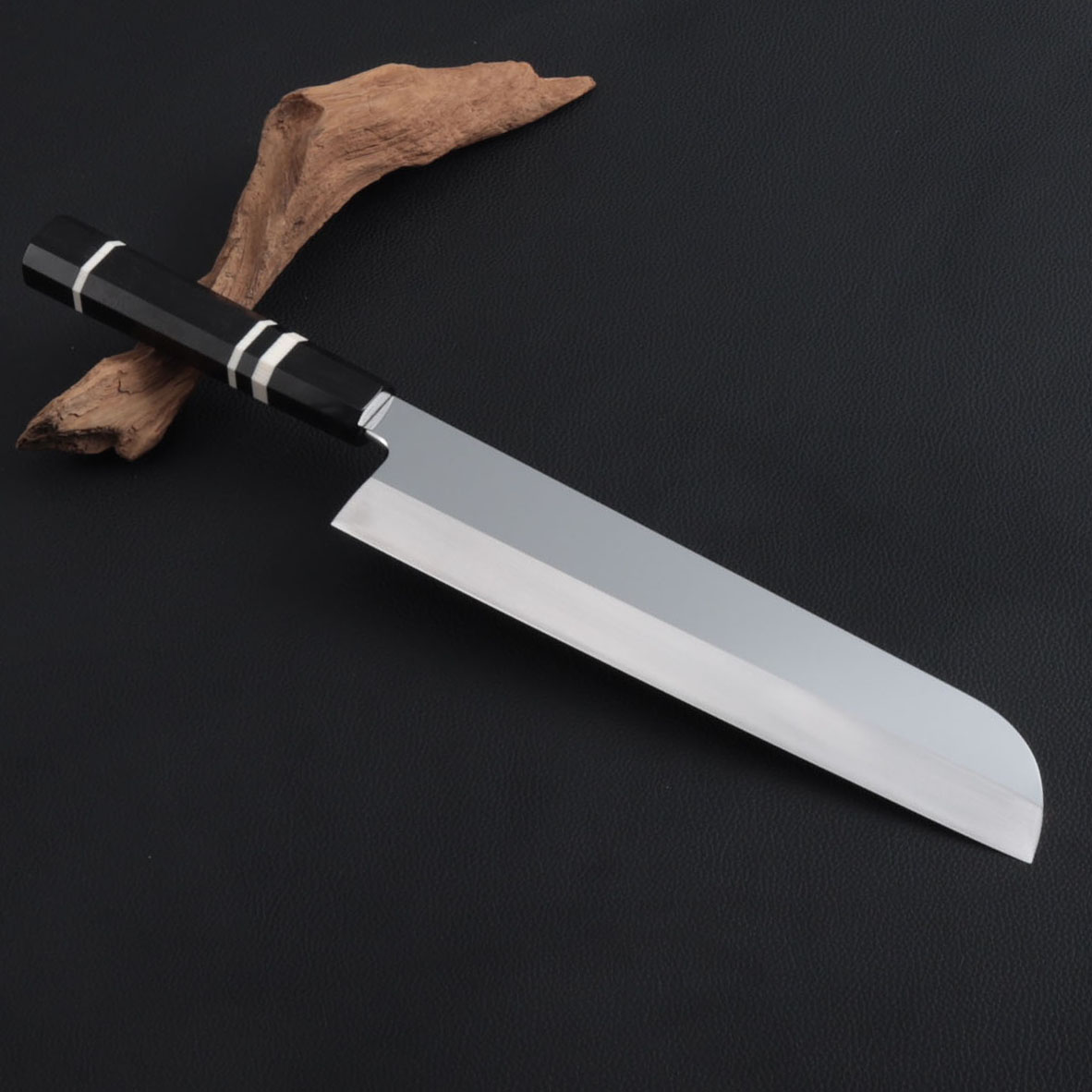 楽天市場】鎌型薄刃 8寸（刃渡り240mm）通常鏡面仕上げ 本刃付け 料理