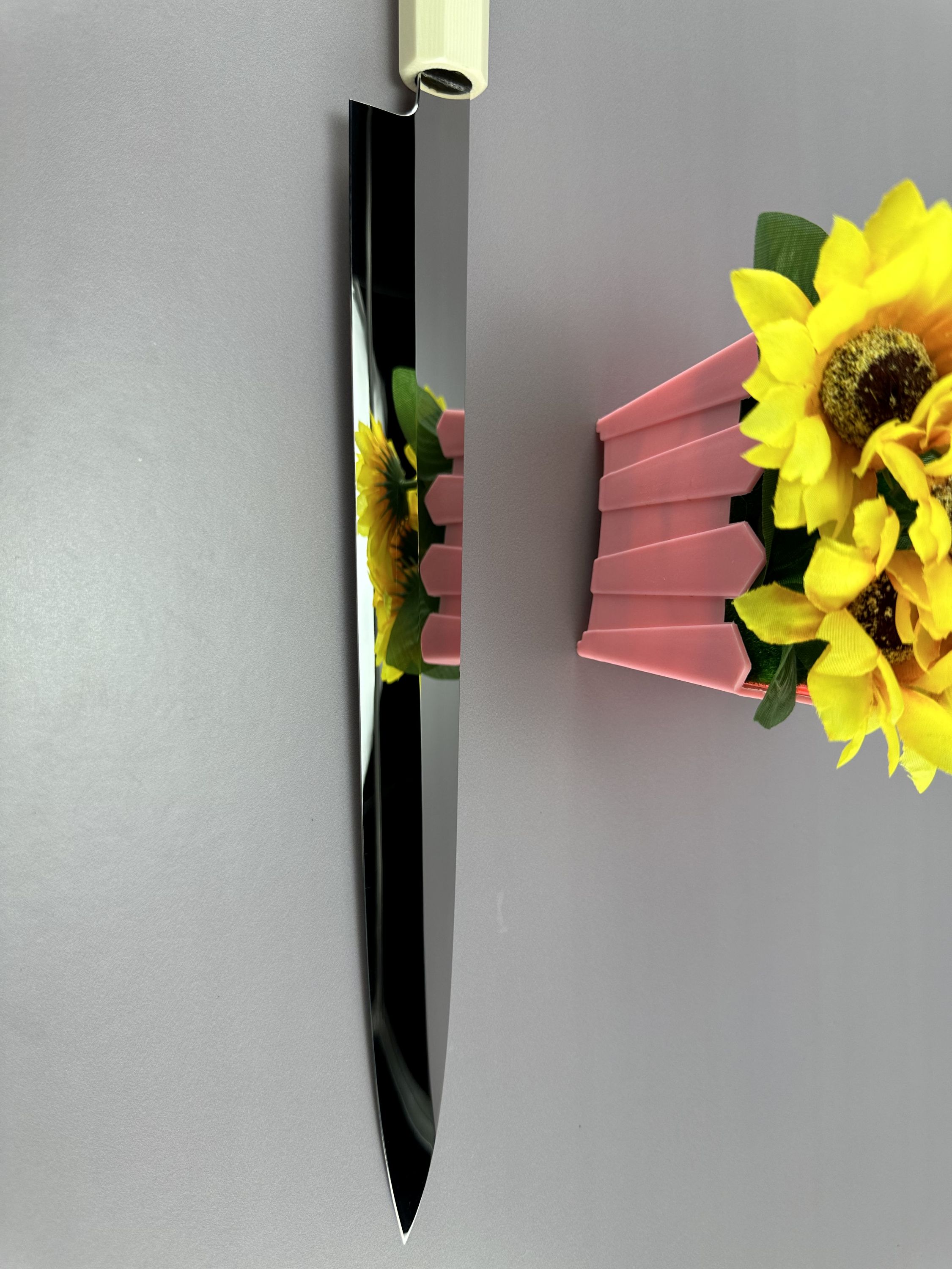 楽天市場】極薄柳刃包丁 刺身包丁 尺（刃渡り300mm） ウルトラ鏡面