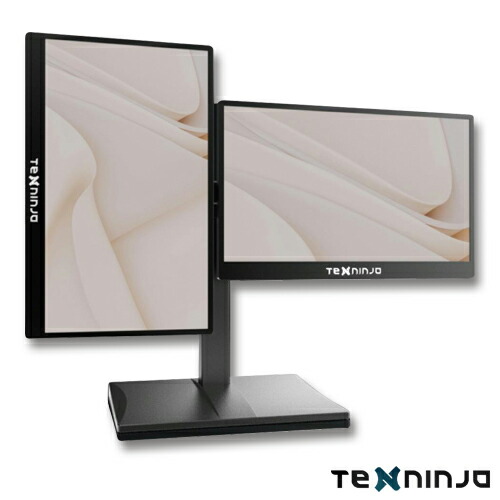 楽天市場】 PCモニター USB Type-C接続 TenNinja View 2 デュアル