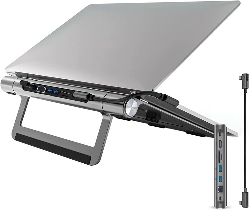 楽天市場】8-in-1 USB ハブ PCスタンド ドッキングステーション 4K