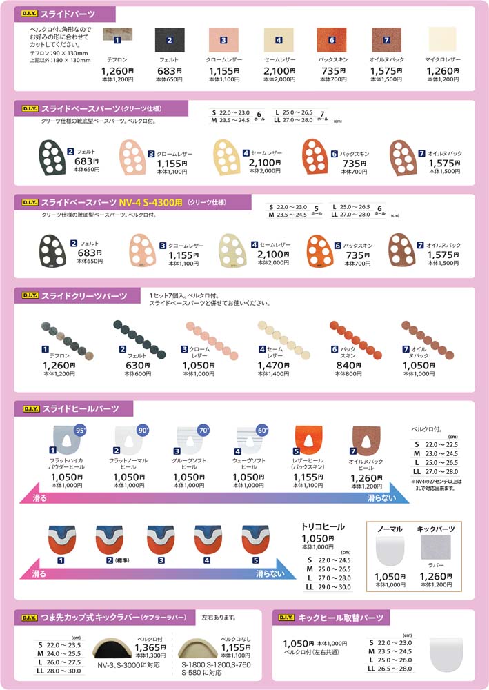 楽天市場】ABS ボウリング シューズ パーツ スライドパーツ #6 バック