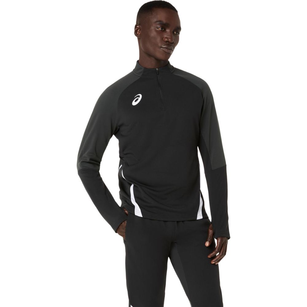 ランニングウェア ジョギングウェア アシックス ハーフジップ」の人気