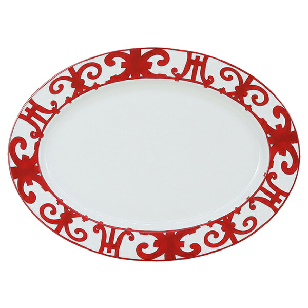 楽天市場】【新品】 エルメス 食器 オーバル ディッシュ プレート 37cm