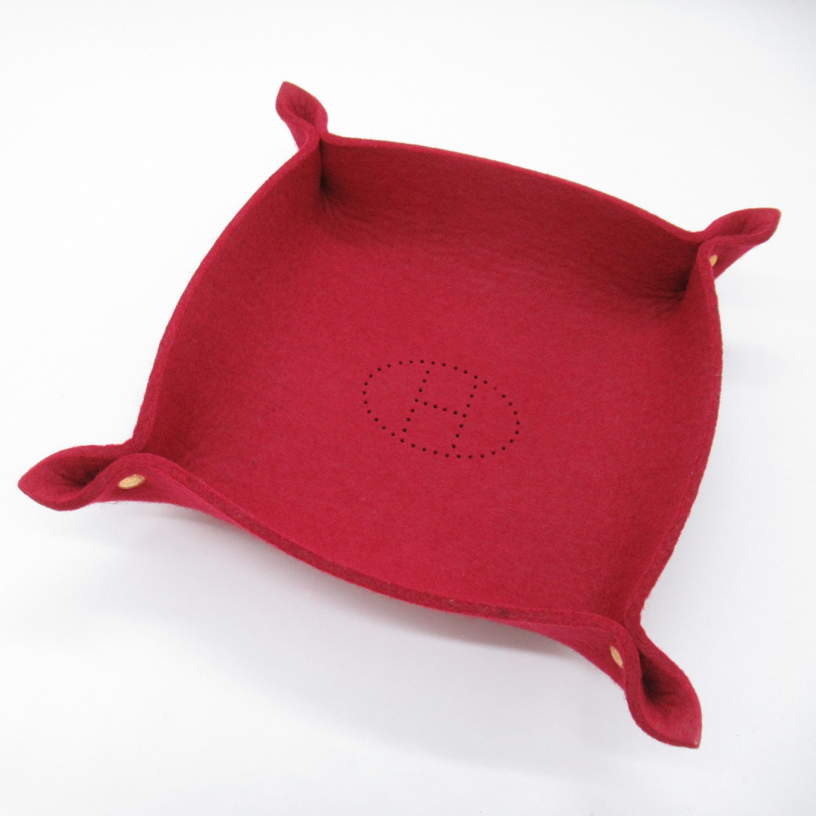 けい】エルメス ヴィドポッシュ 小物トレイ アクセサリー フェルト