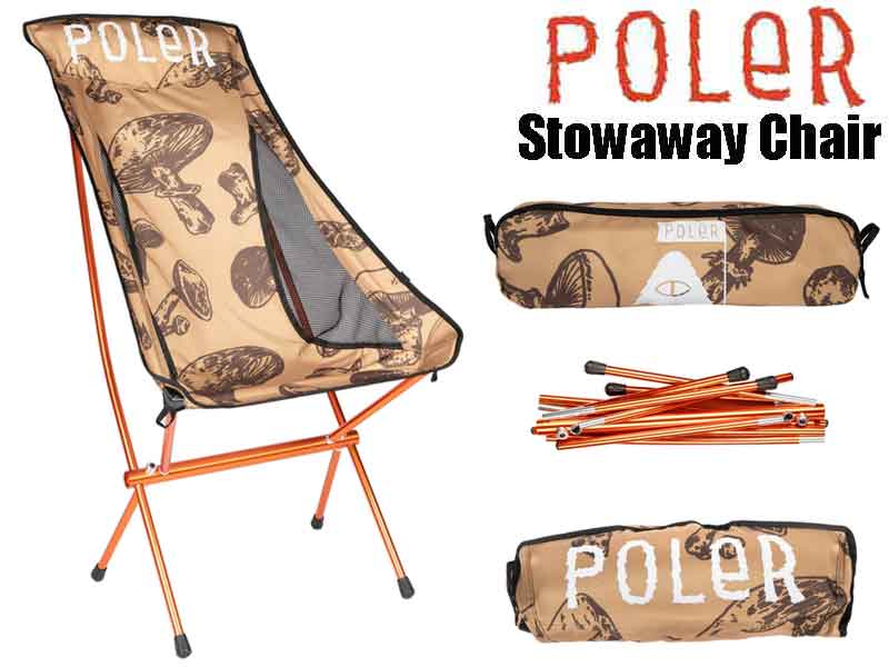 楽天市場】POLER ポーラー アウトドア キャンプ Stowaway Chair 1人用