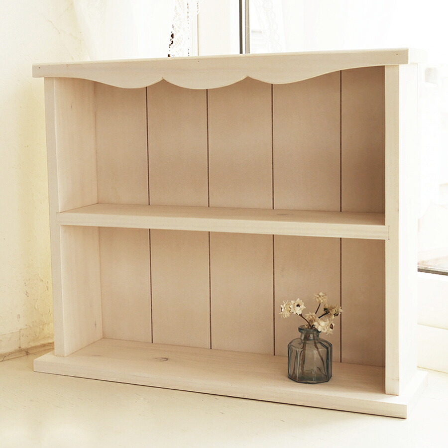 楽天市場】木製 飾り棚 おしゃれ カントリー棚 シェルフ ディスプレイ