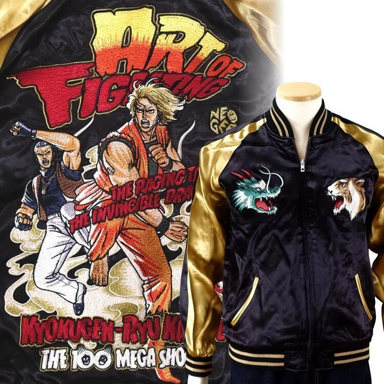 楽天市場】龍虎の拳 極限流空手 スカジャン SNKJ-004【 SNK × SWITCH