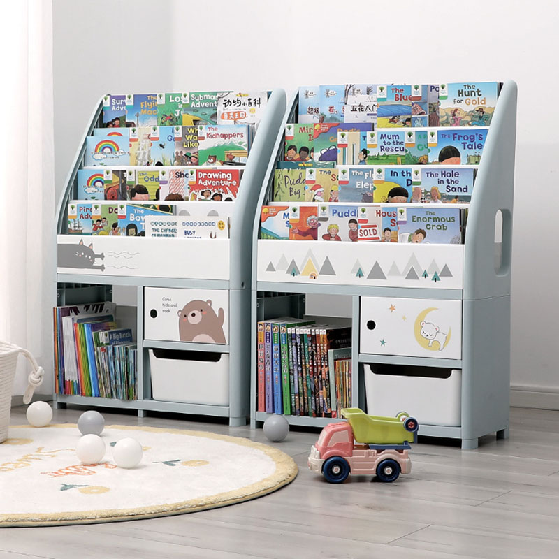 楽天市場】【6段】絵本棚 絵本ラック おもちゃ収納 大容量 小型 4段+2