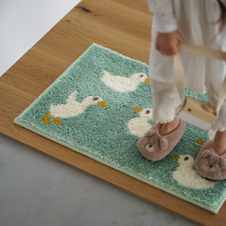 楽天市場】[P5倍 3/5 23:59迄] タフティング マット あひるマット 45