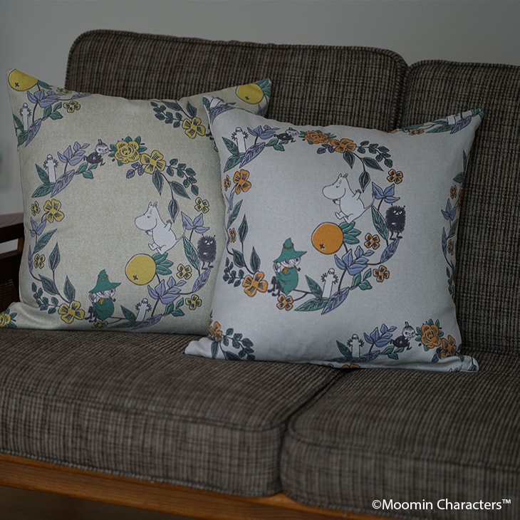 楽天市場】クッションカバー MOOMIN/ムーミン フルーツガーデン 45