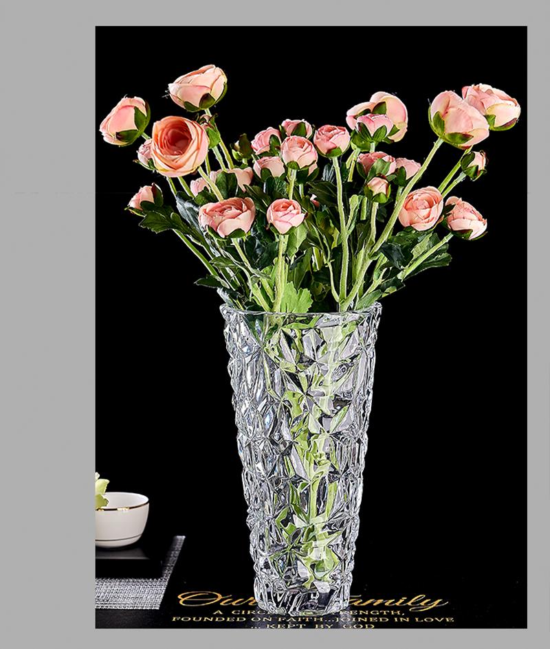 楽天市場】フラワーベース 花瓶 ガラス 花器 バスケット