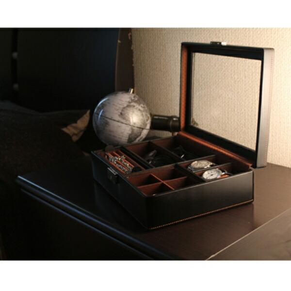 楽天市場】時計 アクセサリーボックス メンズ 各種 アクセサリー 収納