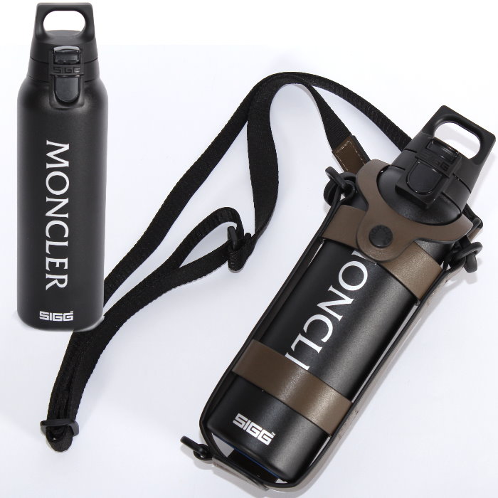 楽天市場】MONCLER モンクレール ボトル 水筒 ホルダー レザー