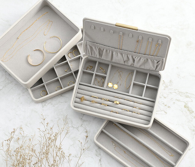 楽天市場】ジュエリーボックス レイヤージュエルケース ジュエリー