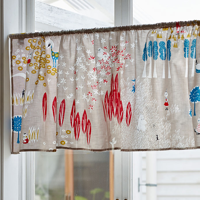 楽天市場】【4000円OFFクーポン配布】ムーミン 北欧カフェカーテン