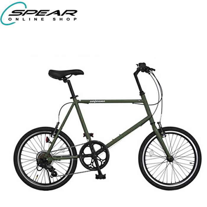 楽天市場】ミニベロ 20インチ 小径車 SURFARAMA 7段変速付（ 本体 通勤