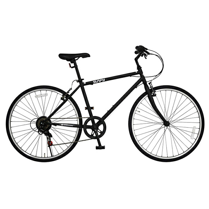 楽天市場】クロスバイク 26ンチ シマノ製 変速 7段変速 SURFY付