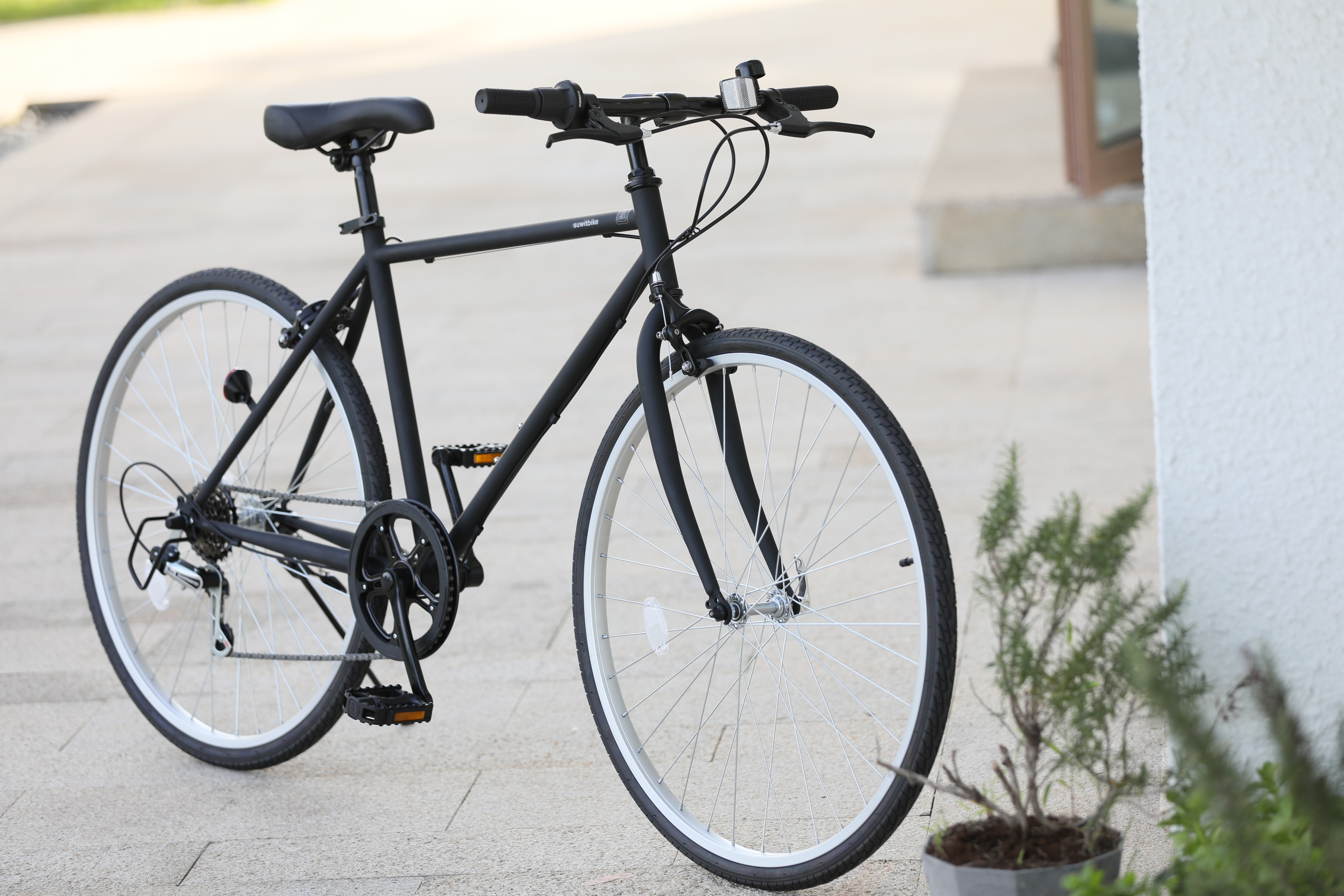 楽天市場】クロスバイク 格安 サス有/サス無 自転車 街乗り 送料無料 8