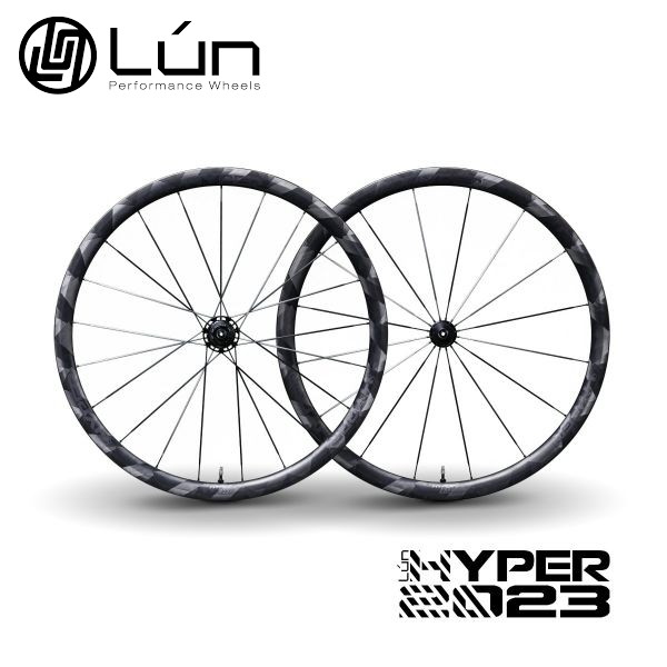 LUN HYPER 23 完組ホイールD-33 前後輪セット新品送料込み