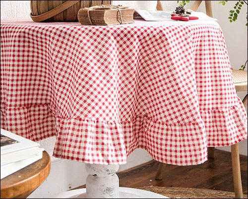 楽天市場】テーブルクロス 円形 レース 150cm 麻 リネン テーブル