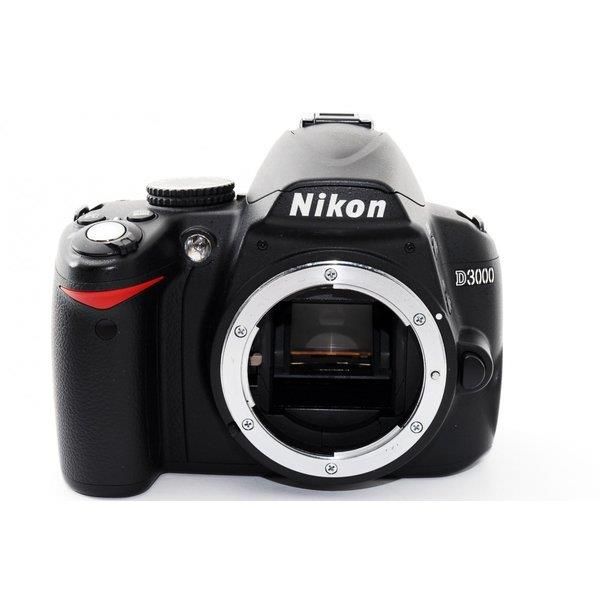 楽天市場】【中古】 ニコン Nikon D3000 レンズキット ブラック 美品