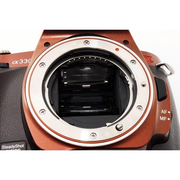 楽天市場】【中古】 ソニー SONY α330 希少なブラウン 標準＆超望遠