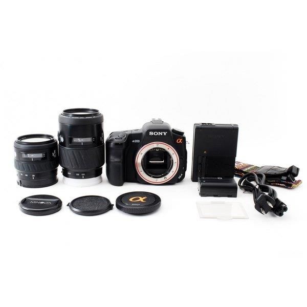楽天市場】【中古】 ソニー SONY α200 DSLR-A200 初心者に最適 標準&超