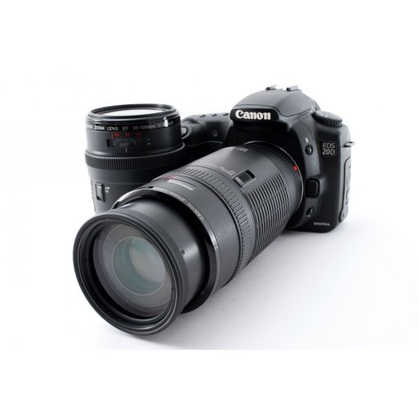 楽天市場】【中古】キヤノン Canon EOS 20D ダブルズームセット 美品
