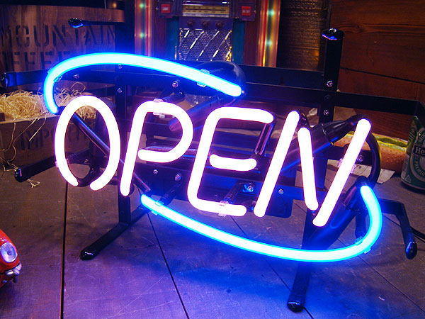 楽天市場】オープン＆サークル ネオン管 アメリカン雑貨 アメリカ雑貨