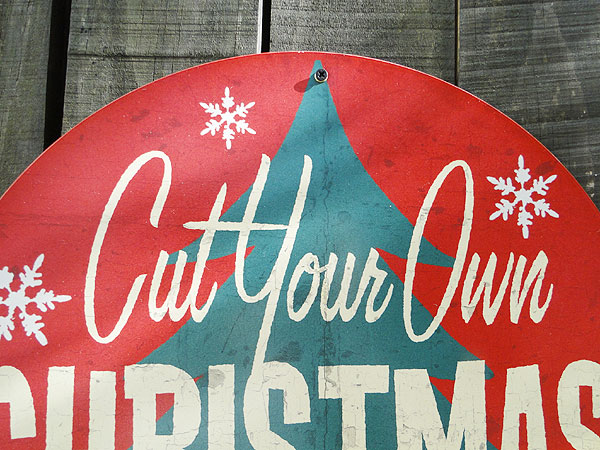 楽天市場】☆稀少な絶盤品☆ クリスマス U.S.ヘヴィースチールサイン