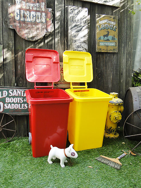 楽天市場】ダルトン プラスチックトラッシュカン 45Lサイズ （レッド