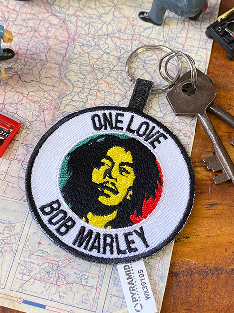 楽天市場】ボブ・マーリー ワッペンキーホルダー 公式グッズ