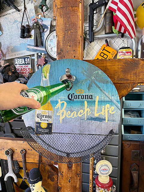 楽天市場】コロナビール キャップキャッチャー パブサイン ボトル