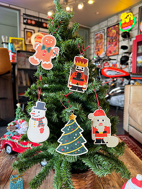 楽天市場】クリスマス ウッドオーナメント （5個セット） アメリカン