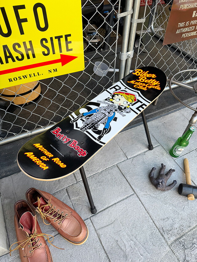 楽天市場】スケートボードデッキ フォルディングチェアー （ベティ