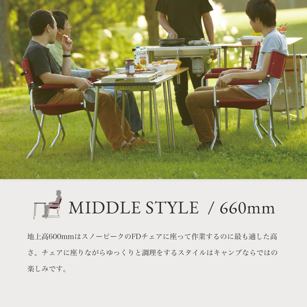 楽天市場】スノーピーク アイアングリルテーブル 660脚セット snow