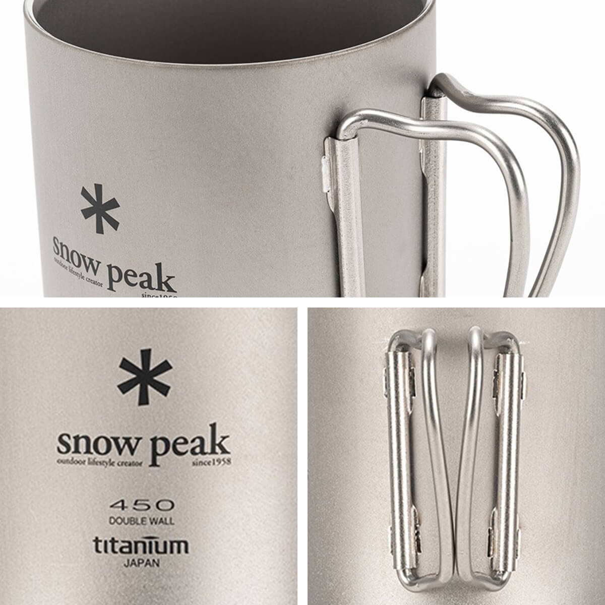 楽天市場】スノーピーク チタンダブルマグ 450 snow peak Titanium