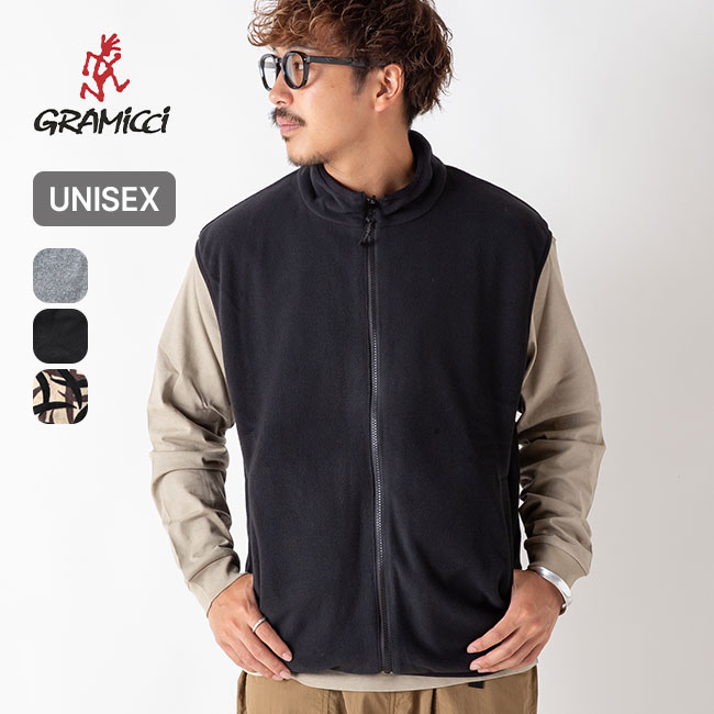 楽天市場】グラミチ リバーシブルフリースベスト GRAMICCI REVERSIBLE