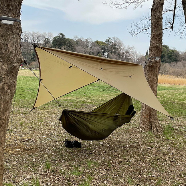 楽天市場】トレイルバム CTタープ TRAIL BUM タープ ソロ 一人用