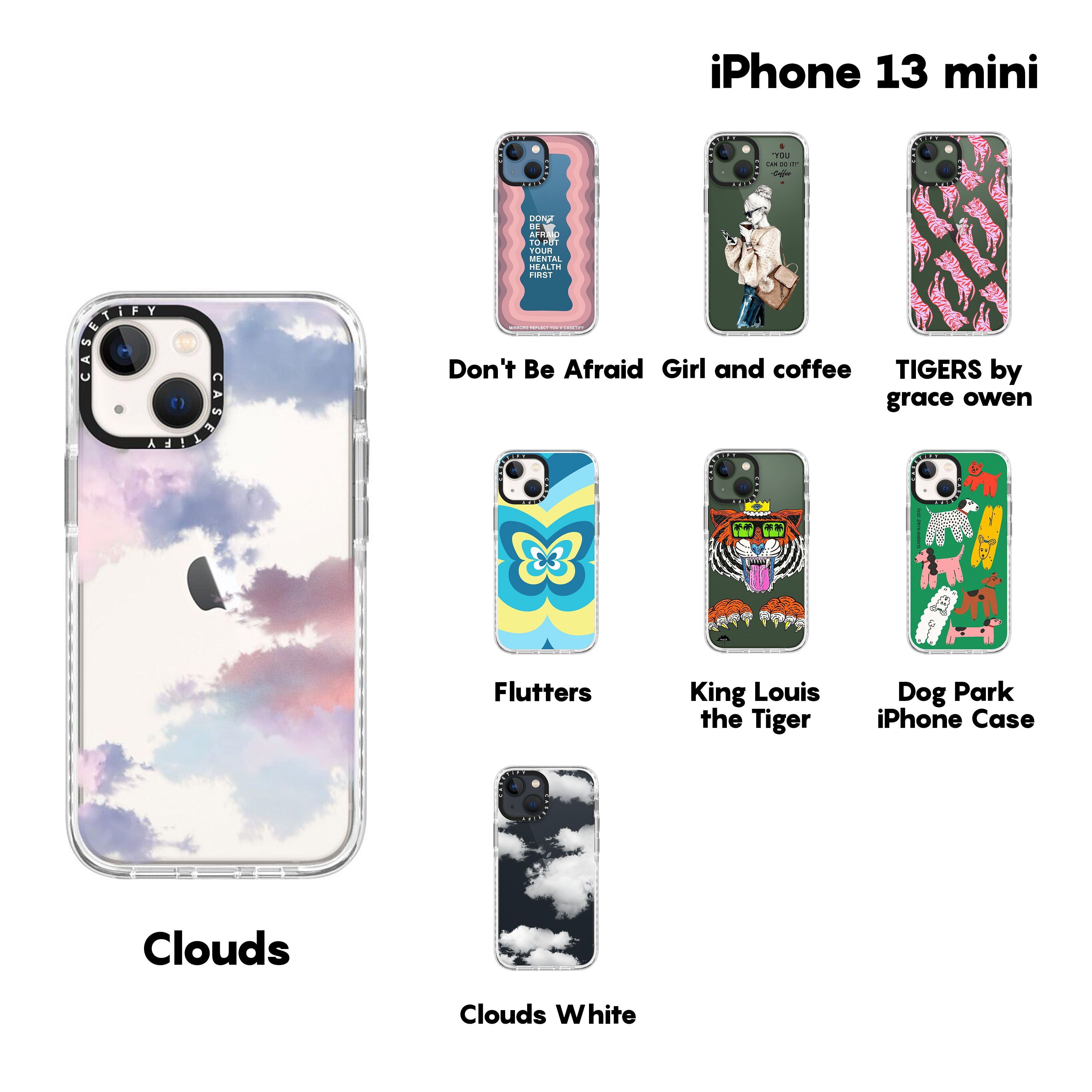 楽天市場】【公式】CASETiFY iPhone 13Mini インパクトケース クリア