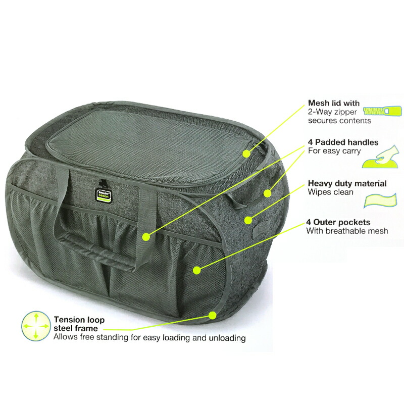 楽天市場】即納 【 SMART DESIGN 】折りたたみ 収納 バスケット