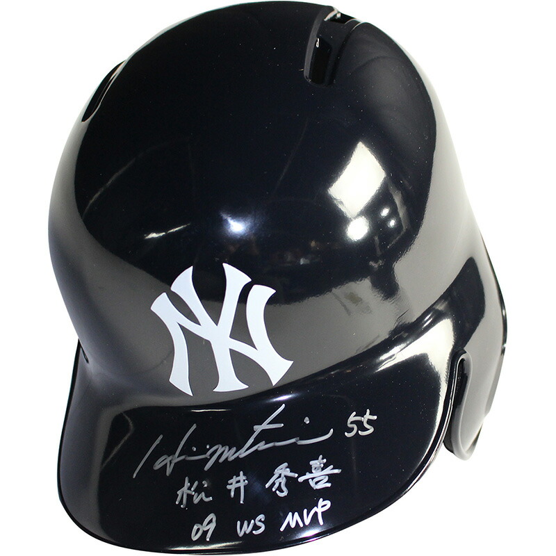 楽天市場】松井秀喜 英語＆漢字 直筆サイン入りバッティングヘルメット